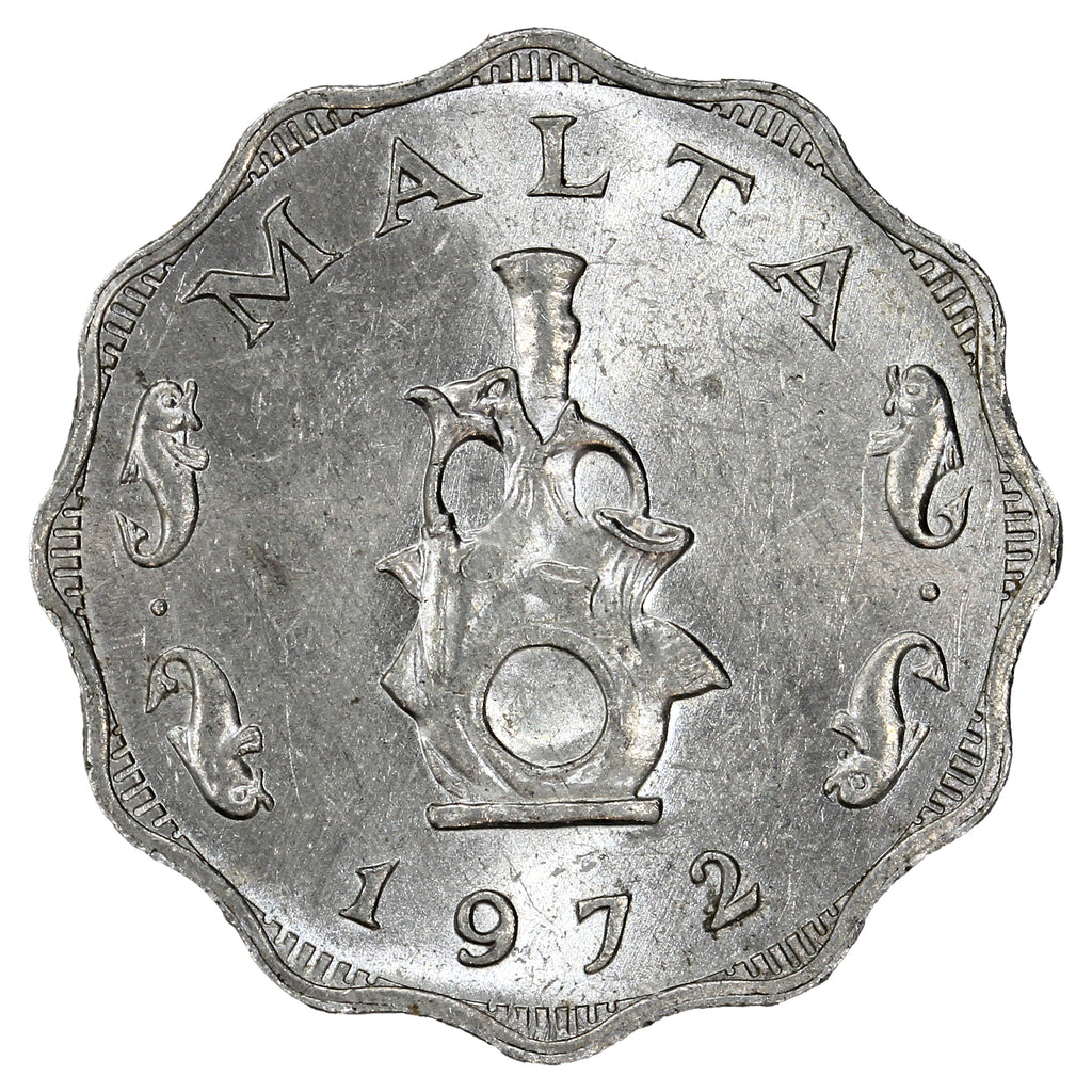 Malta 1972 5 Mils Uncirculated (MS60)