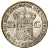 Netherlands 1933 2 1/2 Gulden Almost Uncirculated (AU50)
