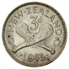 New Zealand 1943 3 Pence Brilliant Uncirculated (MS63)