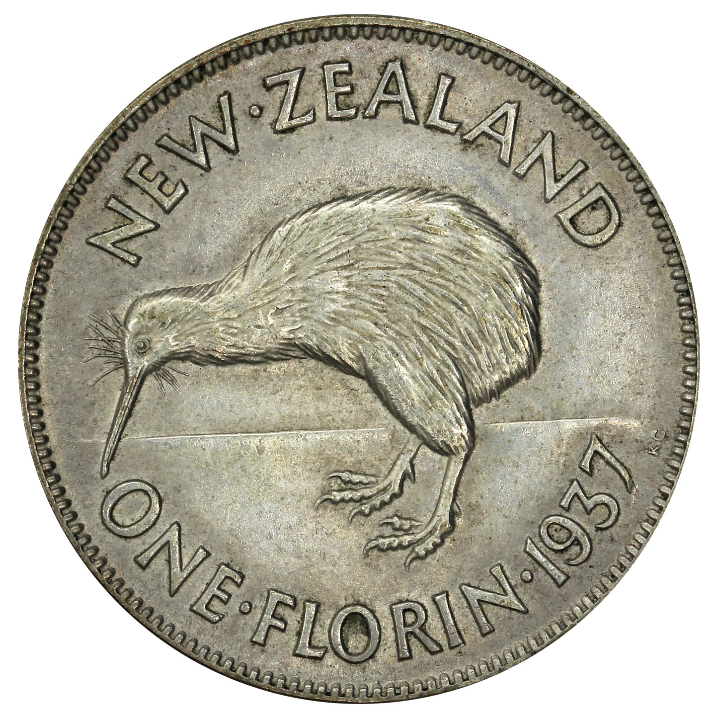New Zealand 1947 Florin Uncirculated (MS60)