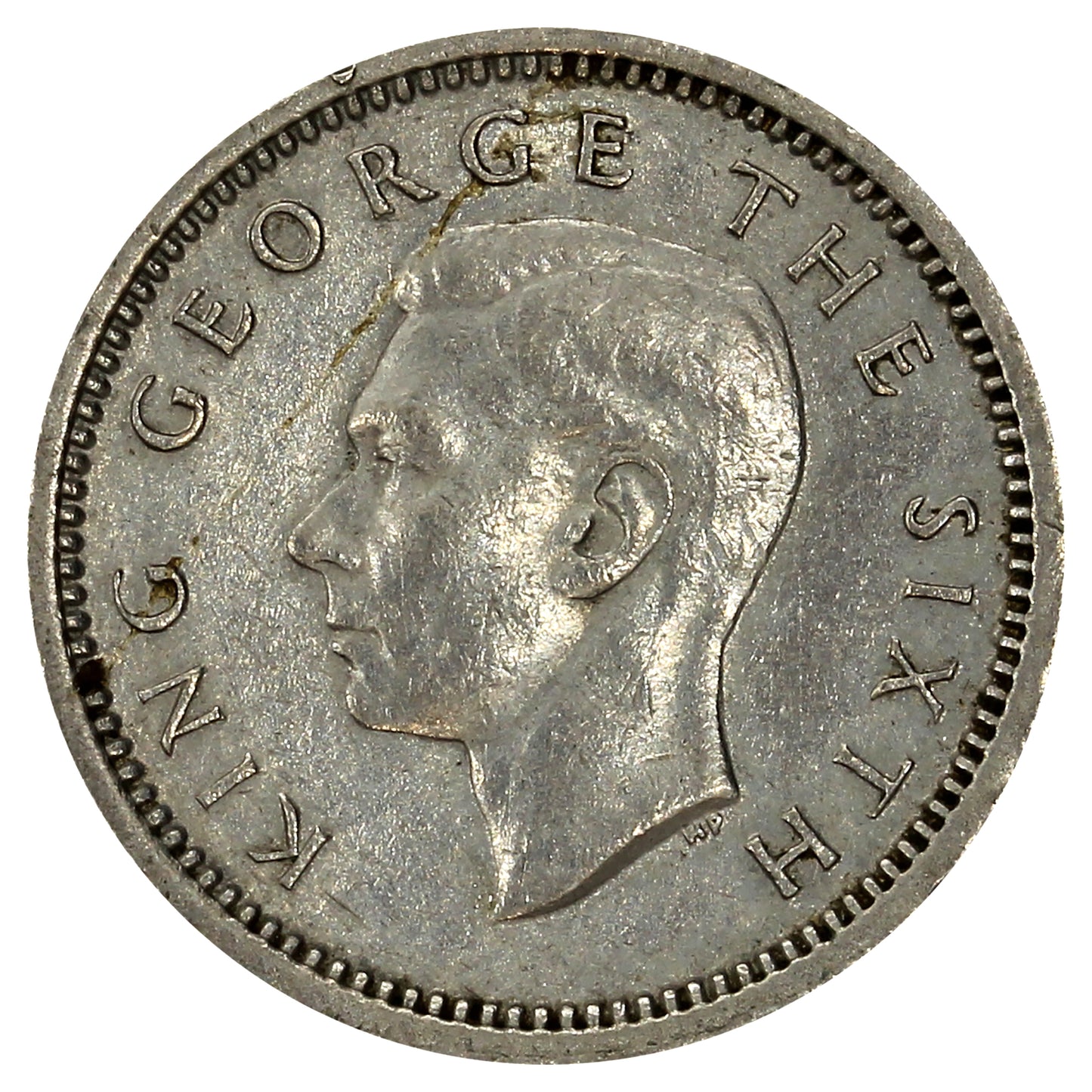New Zealand 1948 3 Pence Uncirculated (MS60)