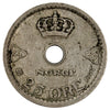 Norway 1927 25 Ore VF-EF (VF30)