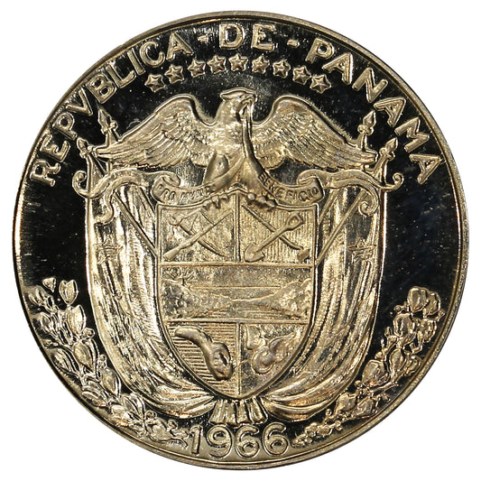 Panama 1966 1/10 Balboa Proof