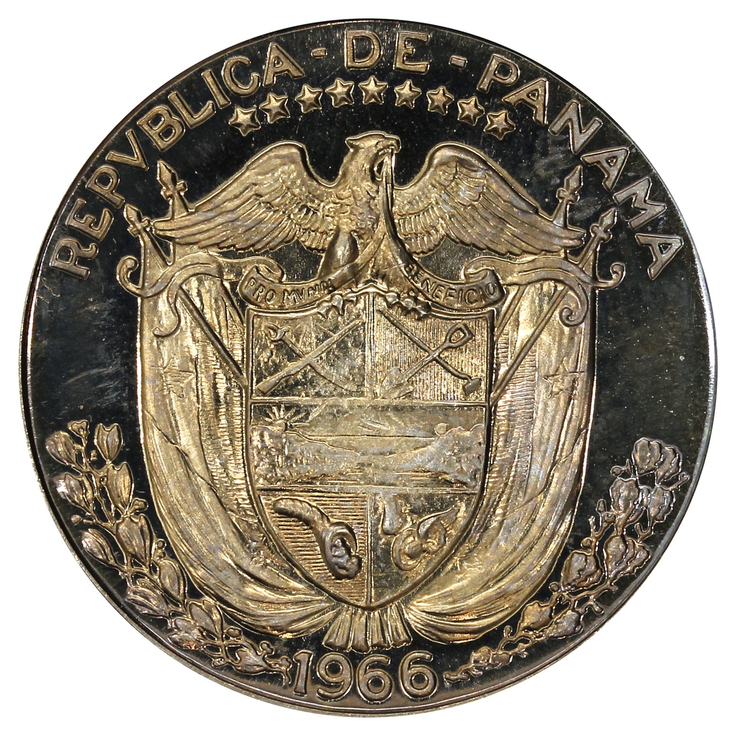 Panama 1966 1/4 Balboa Proof