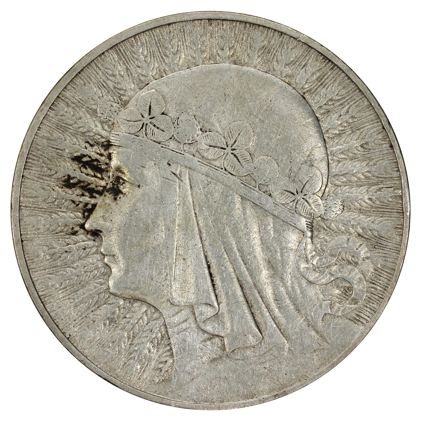 Poland 1933W 10 Zlotych Extra Fine (EF40)