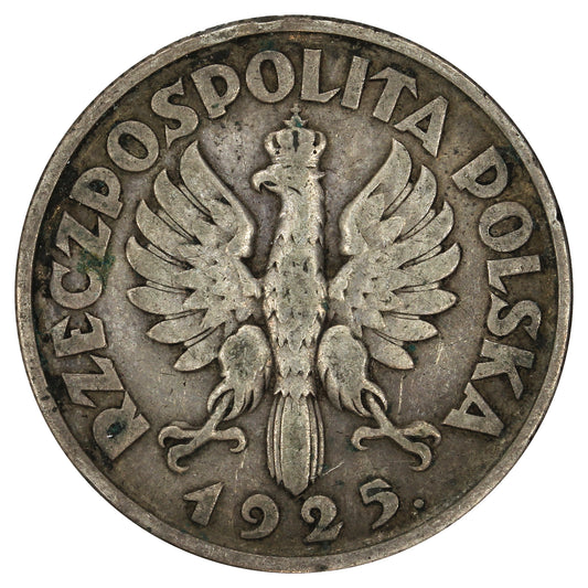 Poland 1925 Dot 2 Zlote VF-EF (VF30)