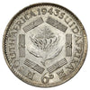 South Africa 1943 6 Pence Brilliant Uncirculated (MS63)