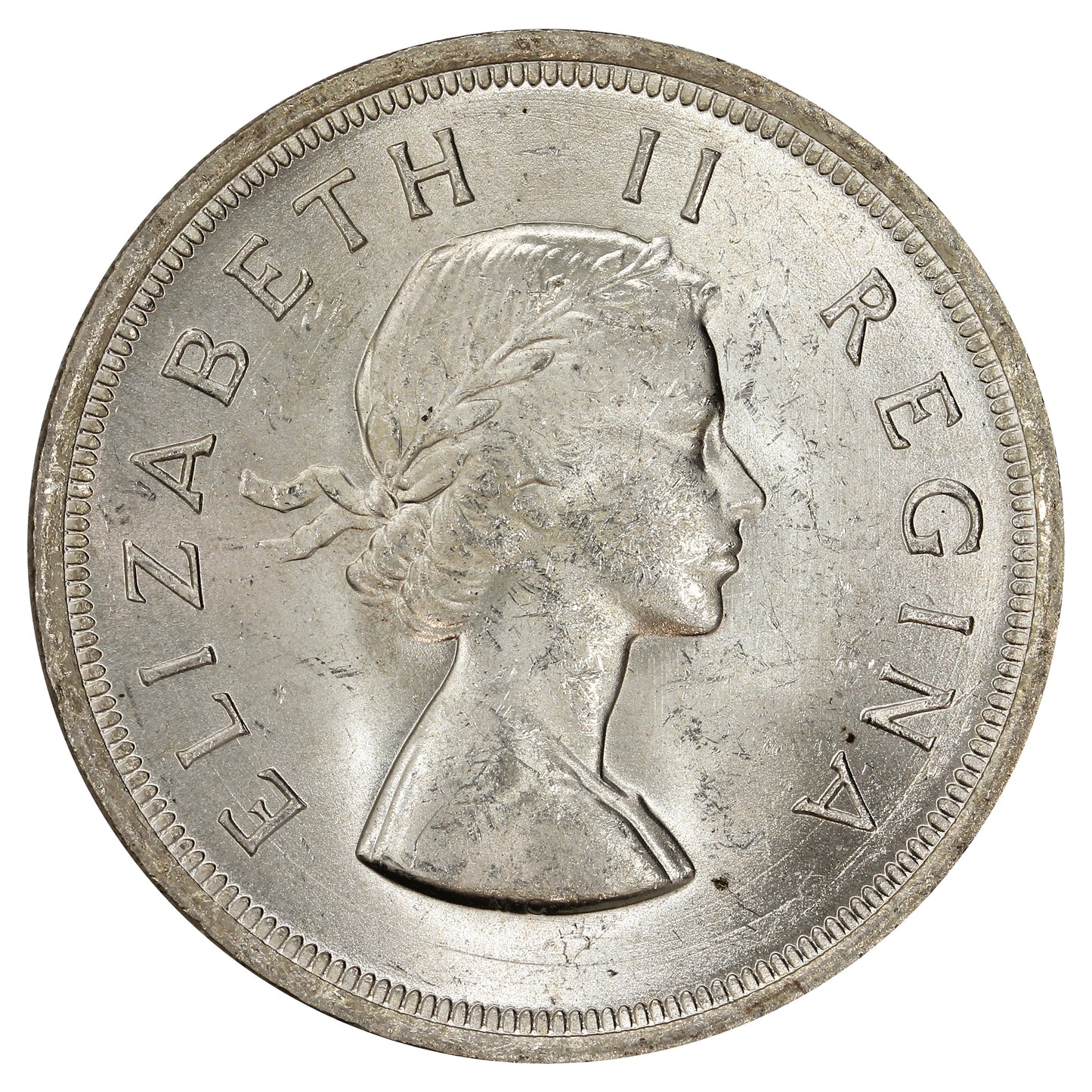 South Africa 1953 5 Shillings Brilliant Uncirculated (MS63)