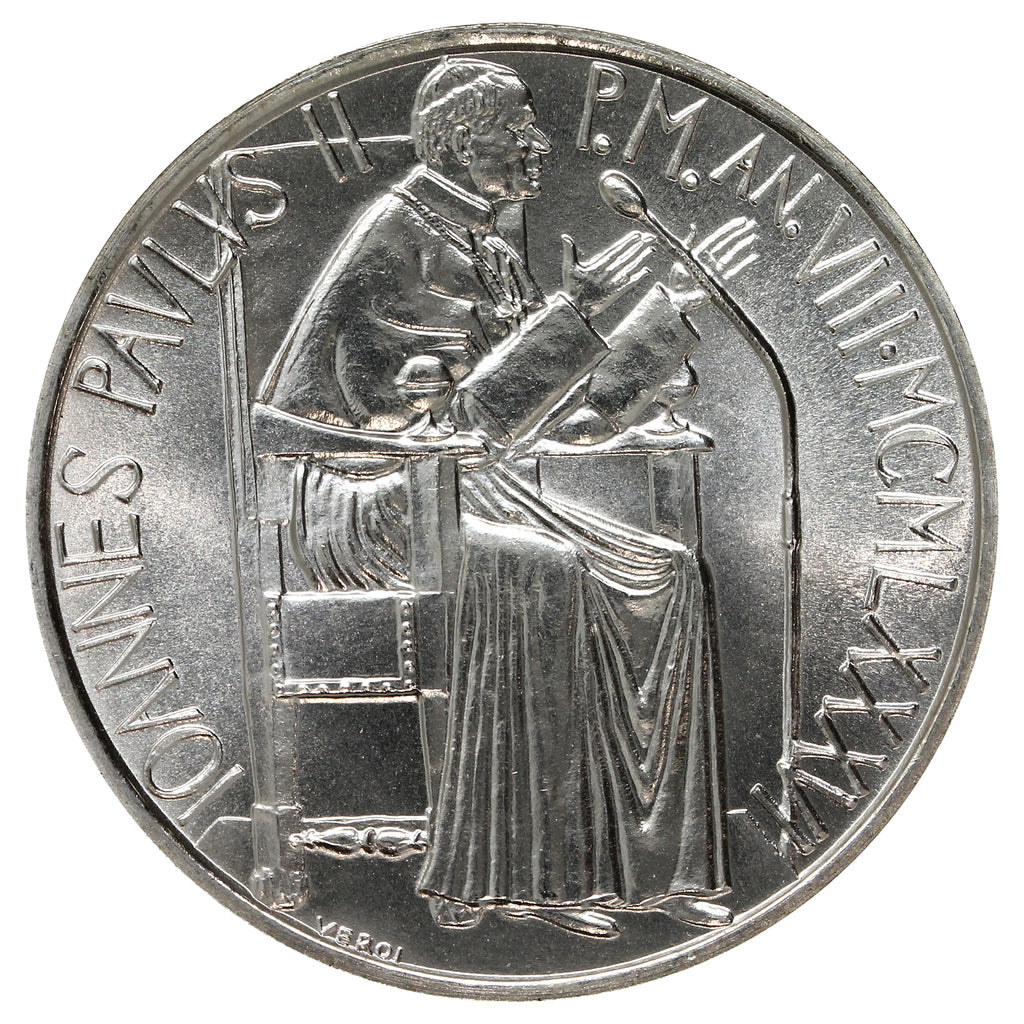 Vatican 1986VIII 1000 Lire Brilliant Uncirculated (MS63)