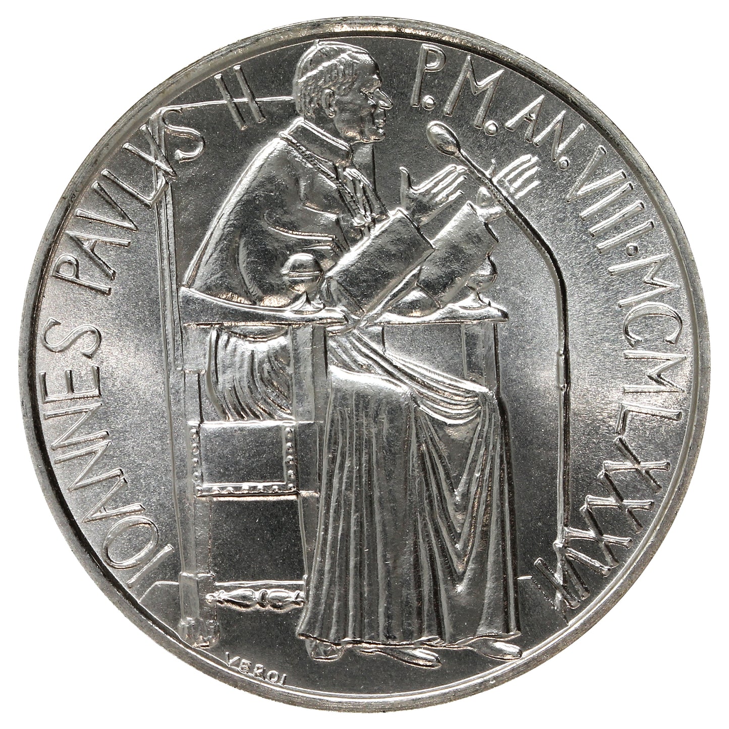 Vatican 1986VIII 1000 Lire Brilliant Uncirculated (MS63)