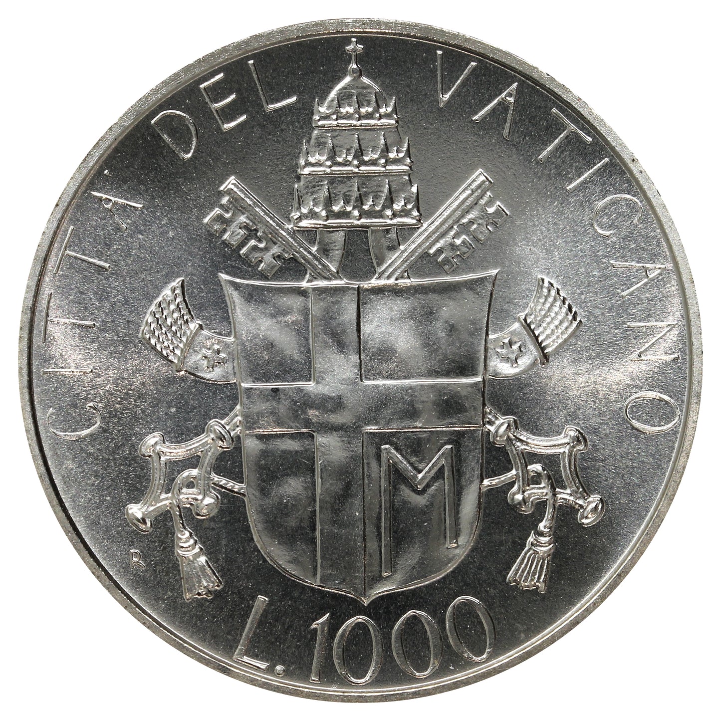 Vatican 1986VIII 1000 Lire Brilliant Uncirculated (MS63)