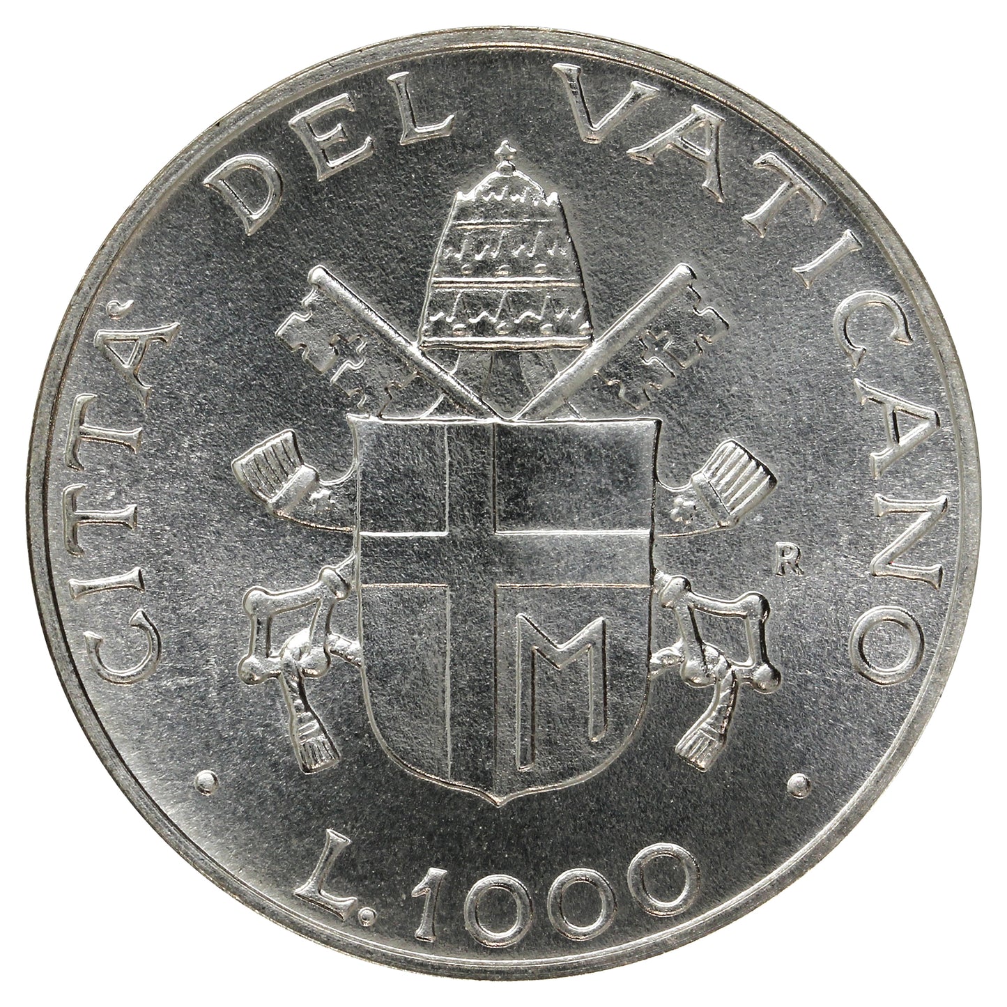 Vatican 1987IX 1000 Lire Brilliant Uncirculated (MS63)