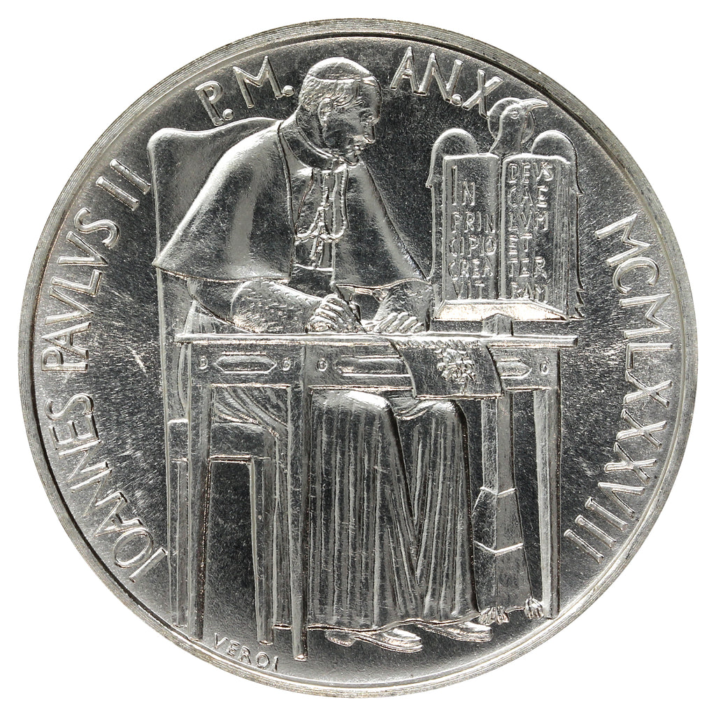 Vatican 1988X 1000 Lire Brilliant Uncirculated (MS63)