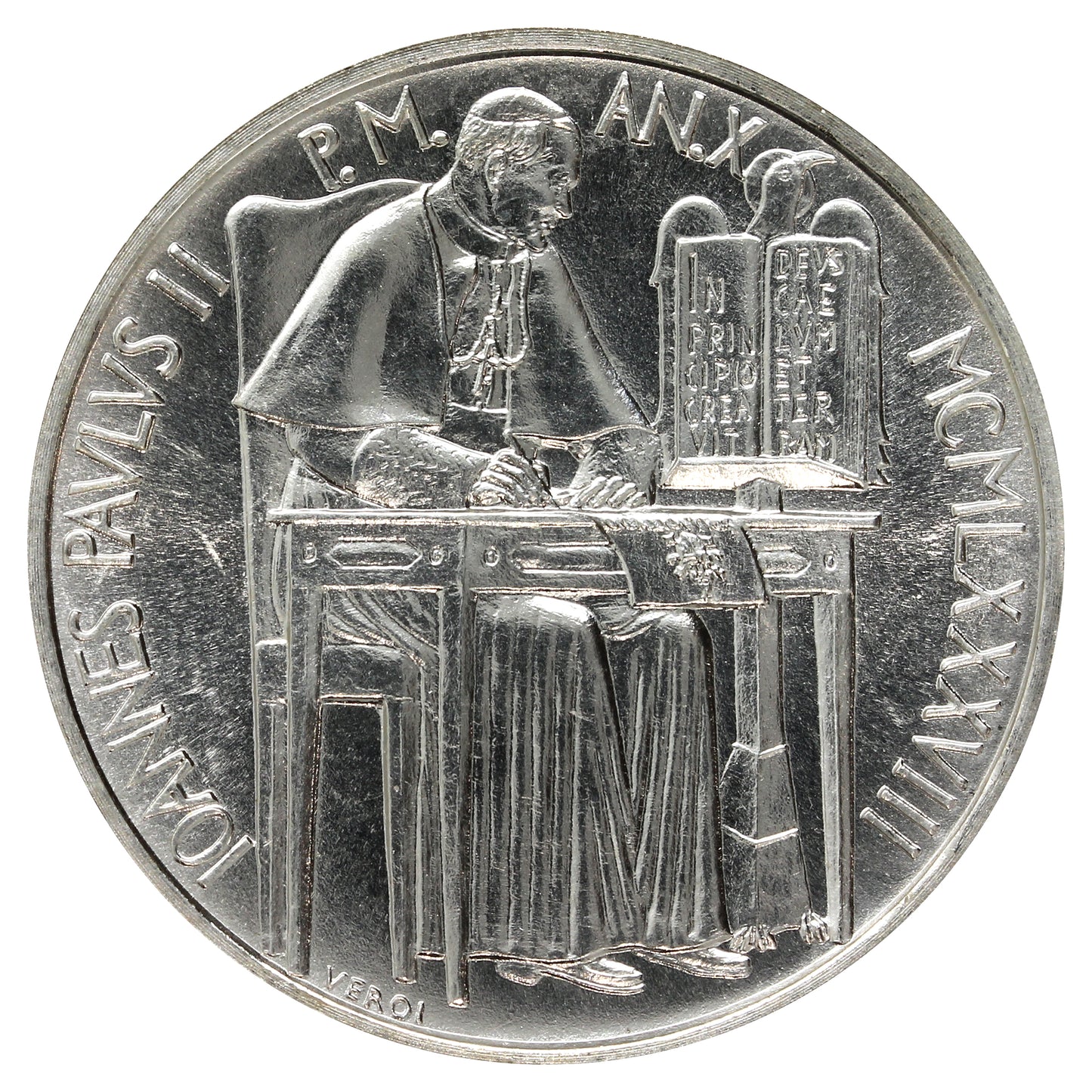 Vatican 1988X 1000 Lire Brilliant Uncirculated (MS63)