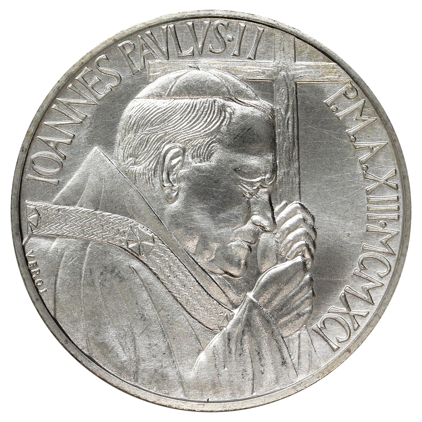 Vatican 1991XIII 500 Lire Brilliant Uncirculated (MS63)