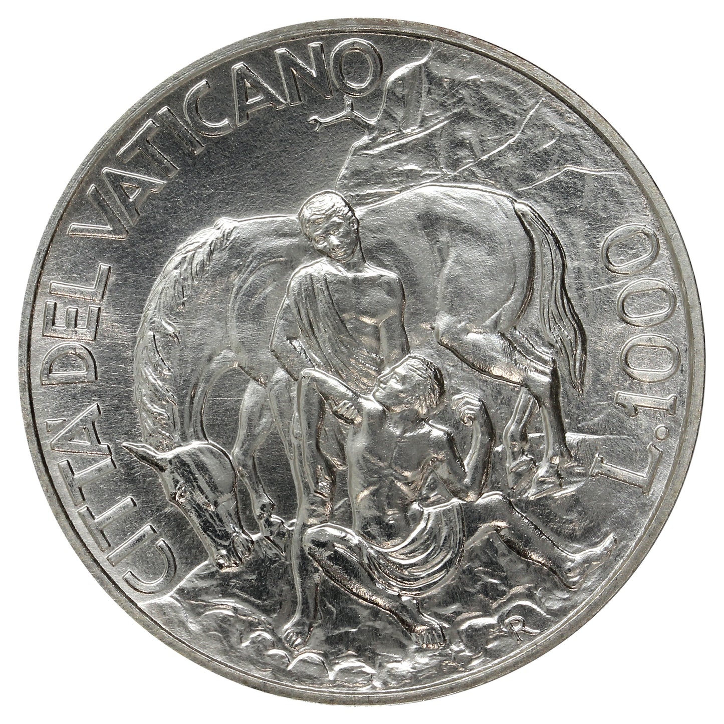 Vatican 1994XVI 1000 Lire Brilliant Uncirculated (MS63)
