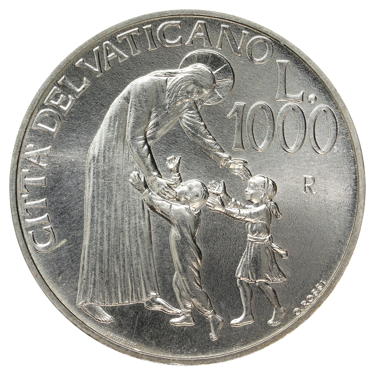 Vatican 1996XVIII 1000 Lire Brilliant Uncirculated (MS63)