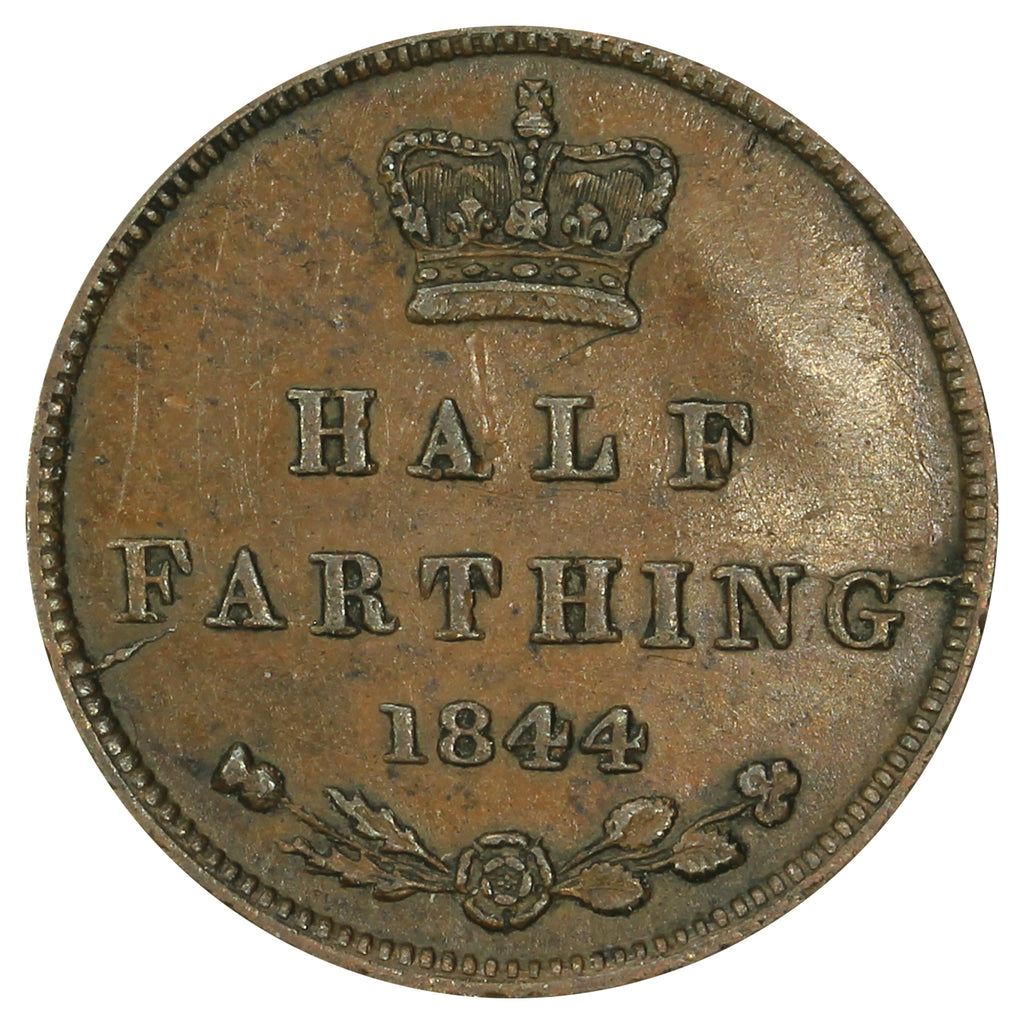 Great Britain 1844 1/2 Farthing F-VF (F15)