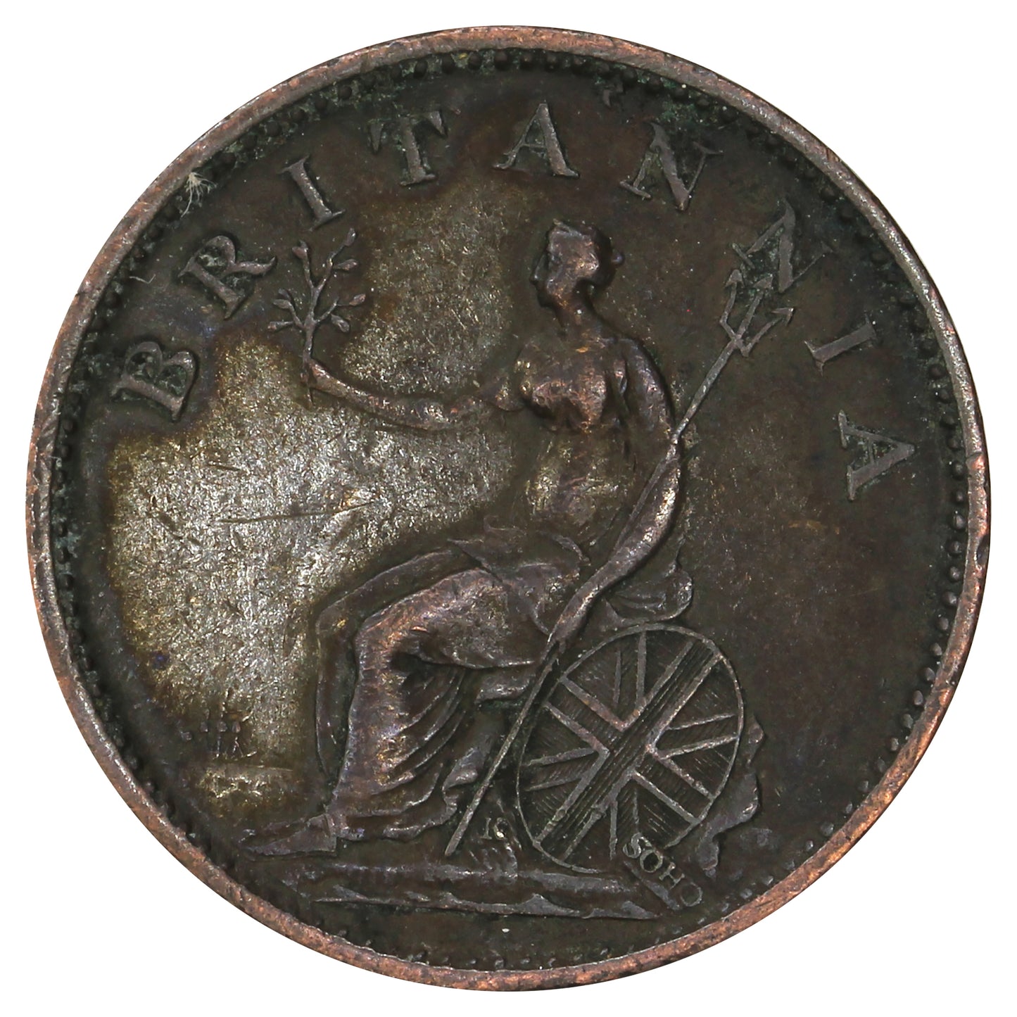 Great Britain 1806 George III Farthing VF-EF (VF30)