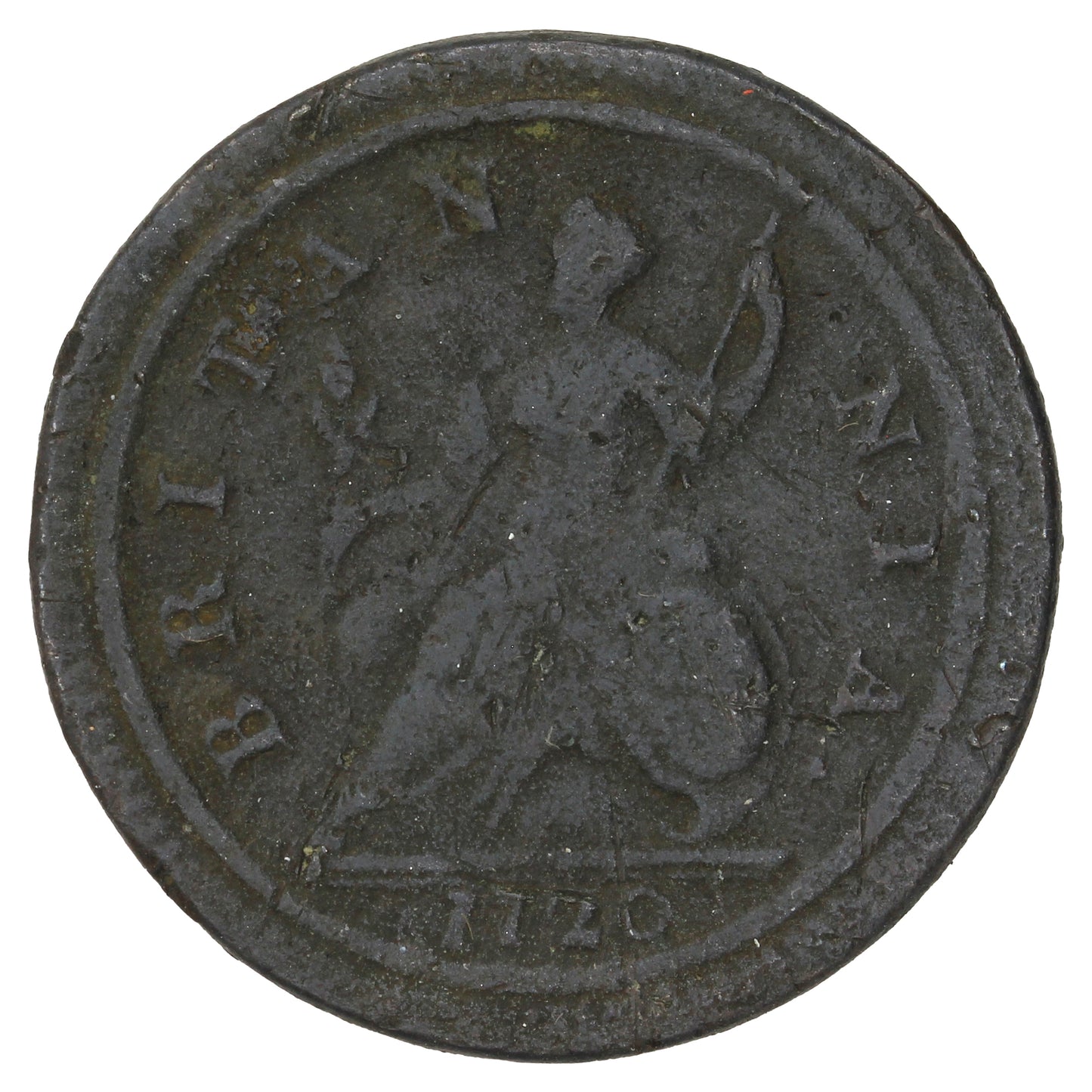 Great Britain 1720 George I 1/2 Penny Good (G4)