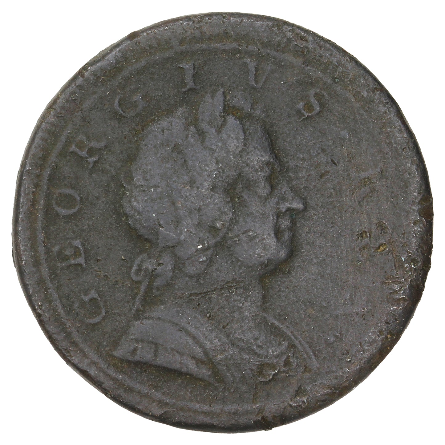 Great Britain 1720 George I 1/2 Penny Good (G4)