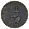 Great Britain 1799 George III 1/2 Penny VG-F (VG10)