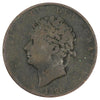 Great Britain 1826 George IV 1/2 Penny Good (G4)