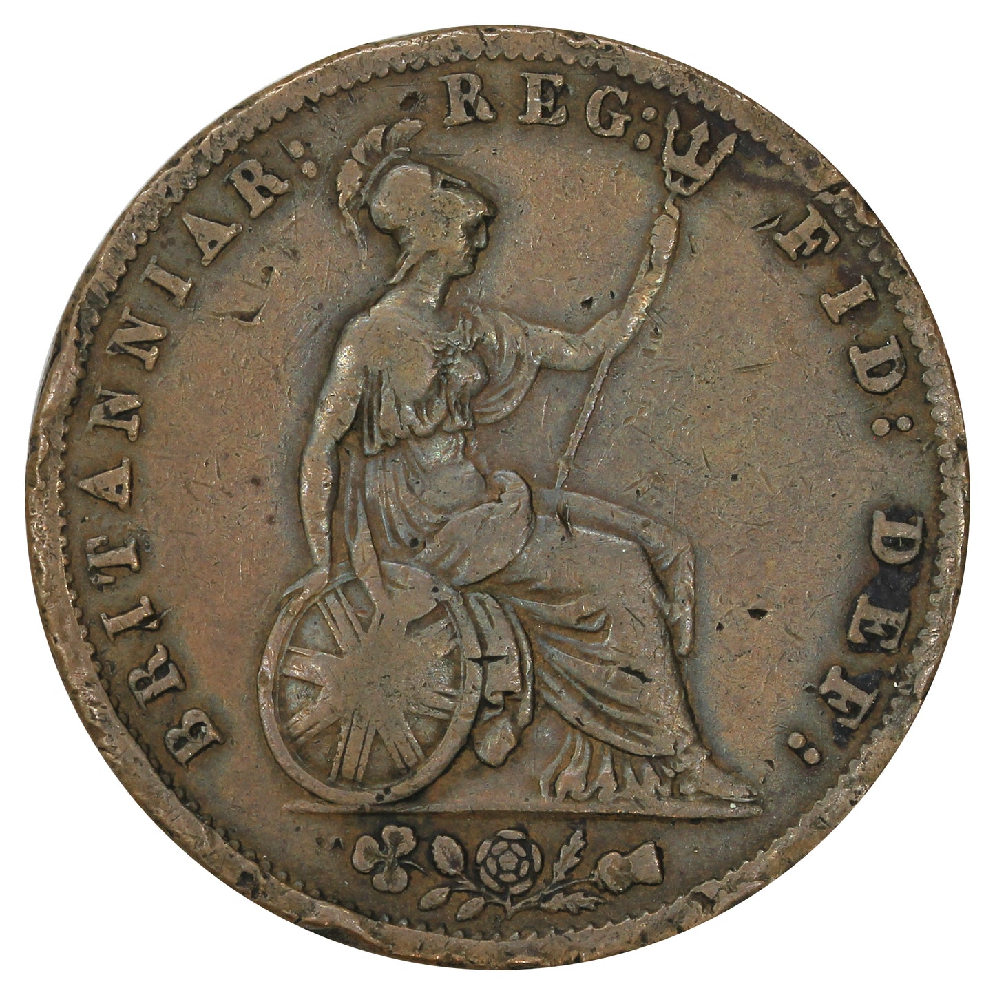 Great Britain 1854 1/2 Penny Very Good (VG8)