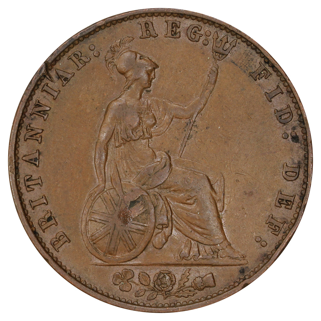 Great Britain 1857 1/2 Penny Extra Fine (EF40)