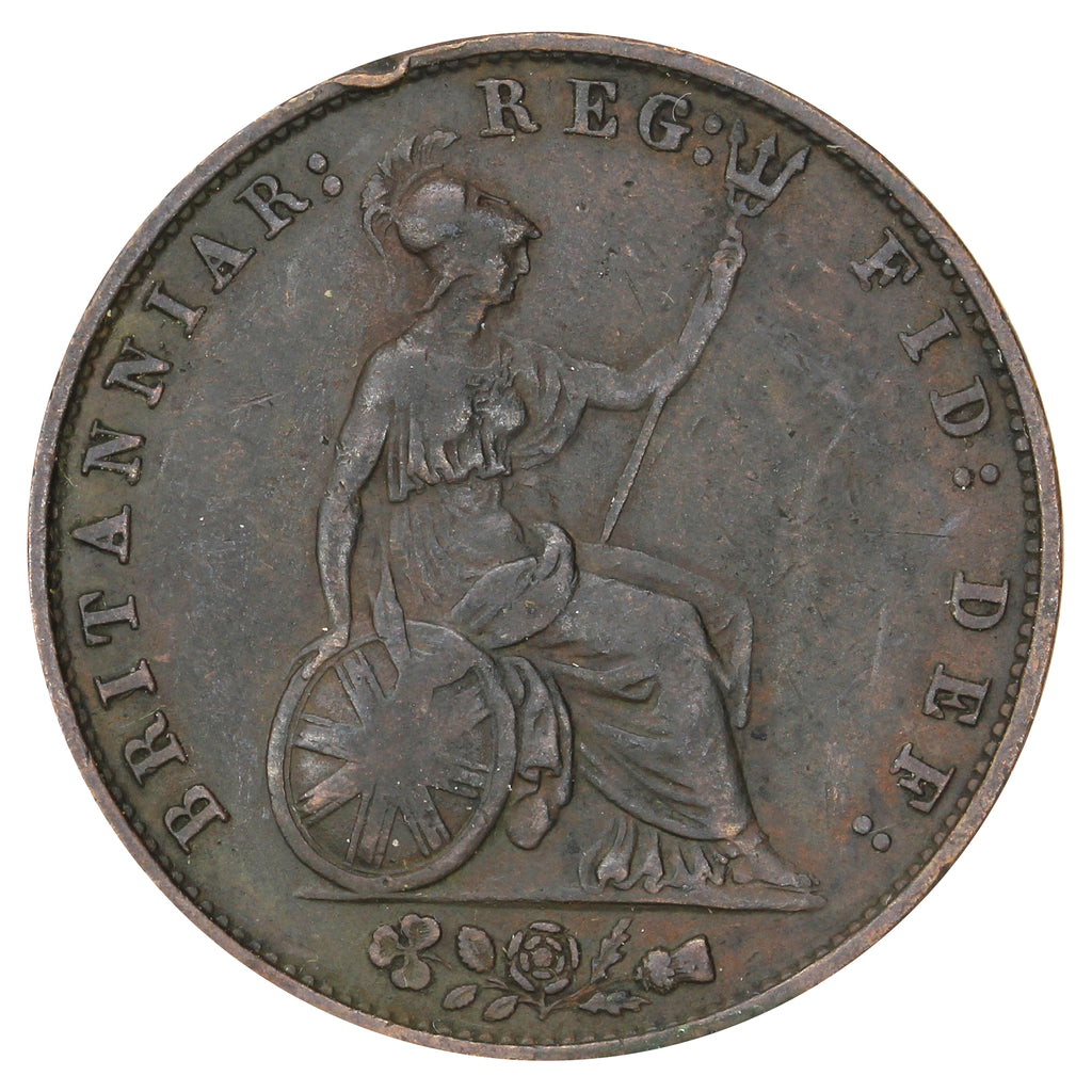 Great Britain 1857 1/2 Penny VF-EF (VF30)