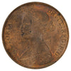 Great Britain 1862 1/2 Penny Extra Fine (EF40)