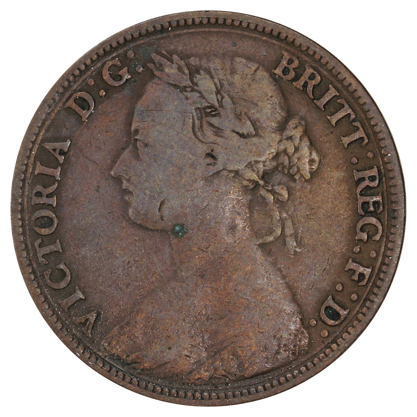Great Britain 1880 1/2 Penny Very Good (VG8)