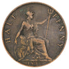 Great Britain 1897 1/2 Penny Fine (F12)
