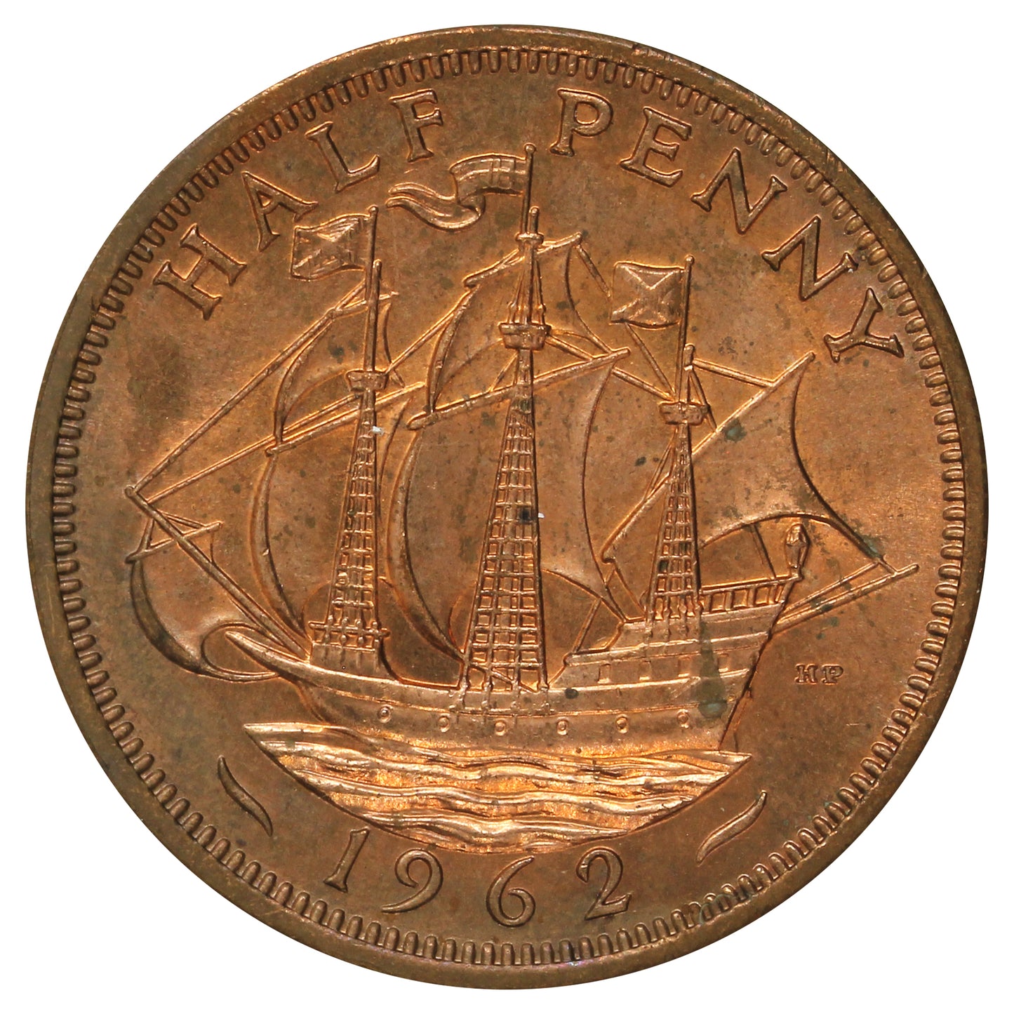 Great Britain 1962 1/2 Penny Brilliant Uncirculated (MS63)