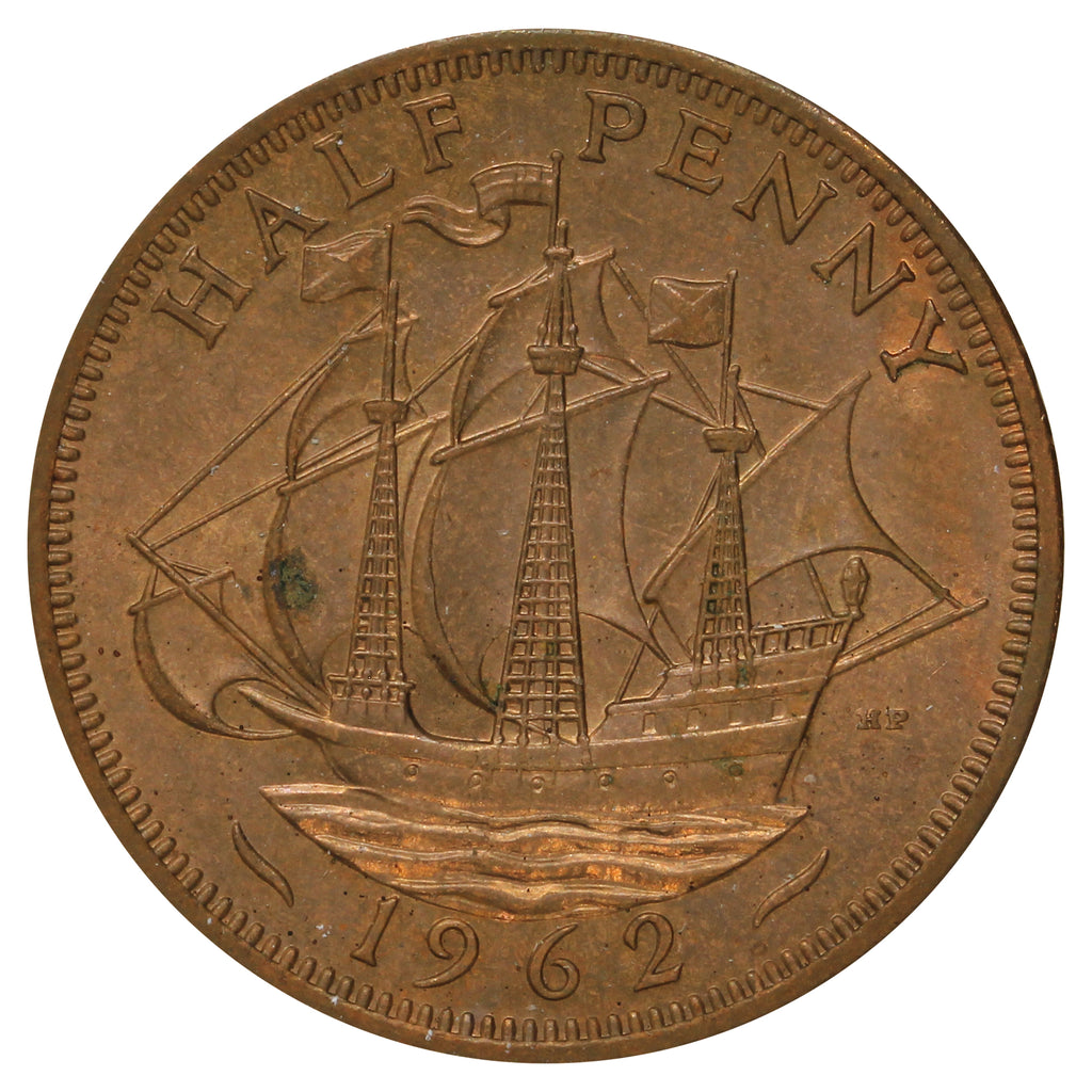 Great Britain 1962 1/2 Penny Uncirculated (MS60)