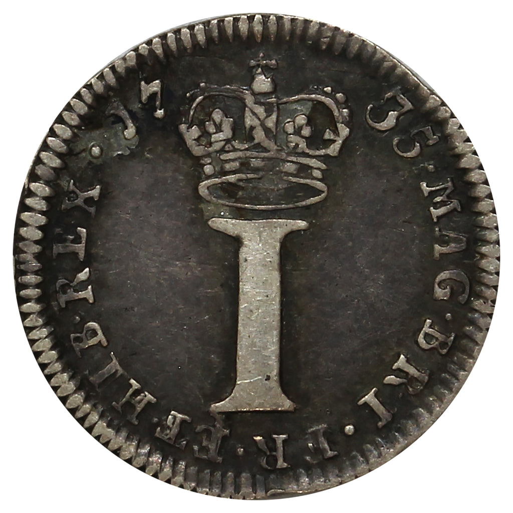 Great Britain 1735 George II Penny Very Fine (VF20)