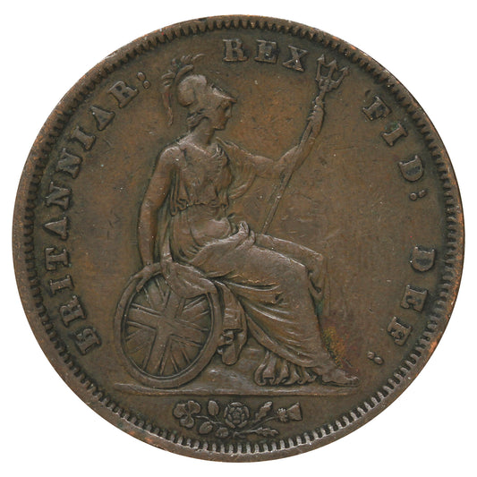 Great Britain 1831 William IV Penny Very Good (VG8)