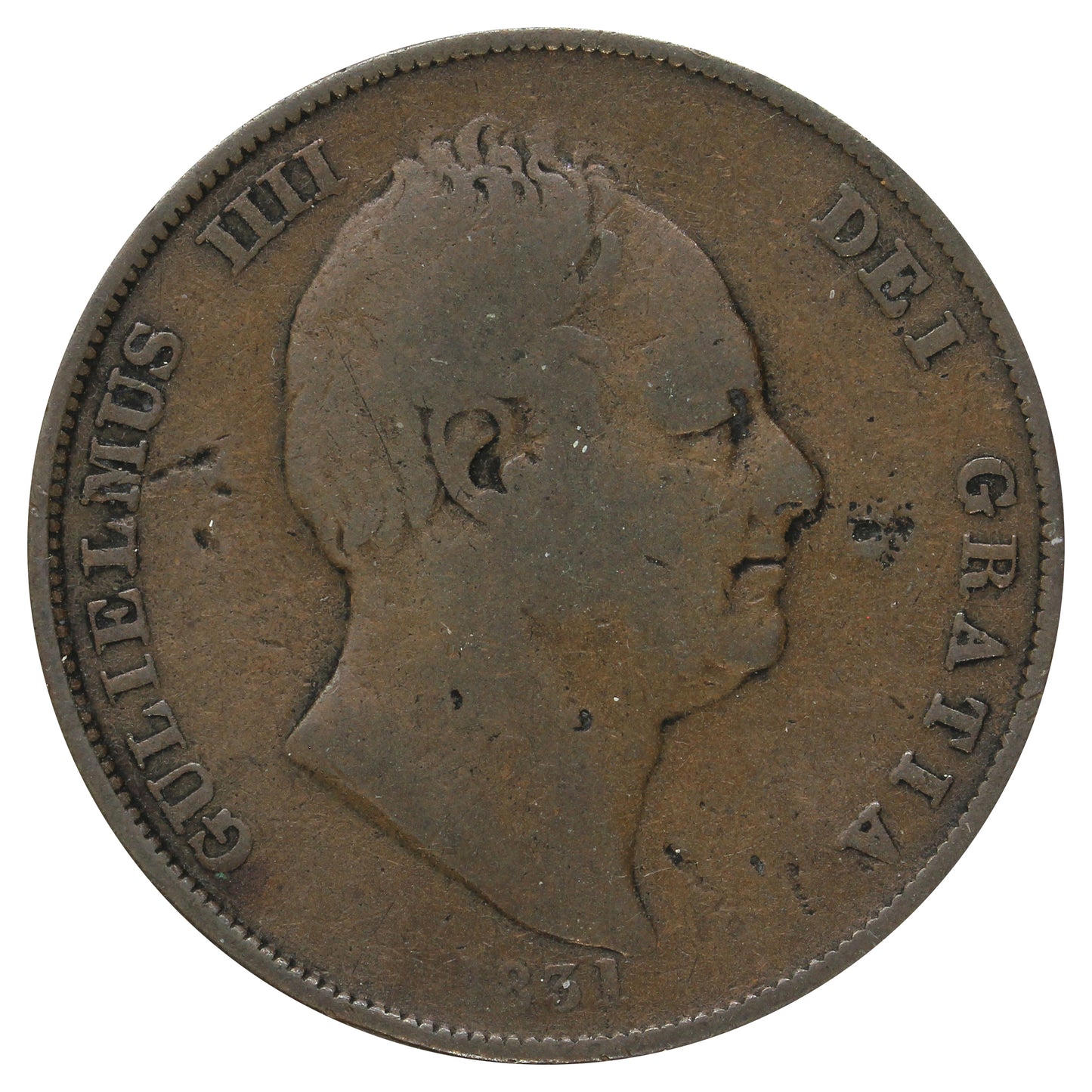 Great Britain 1831 William IV Penny Good (G4)