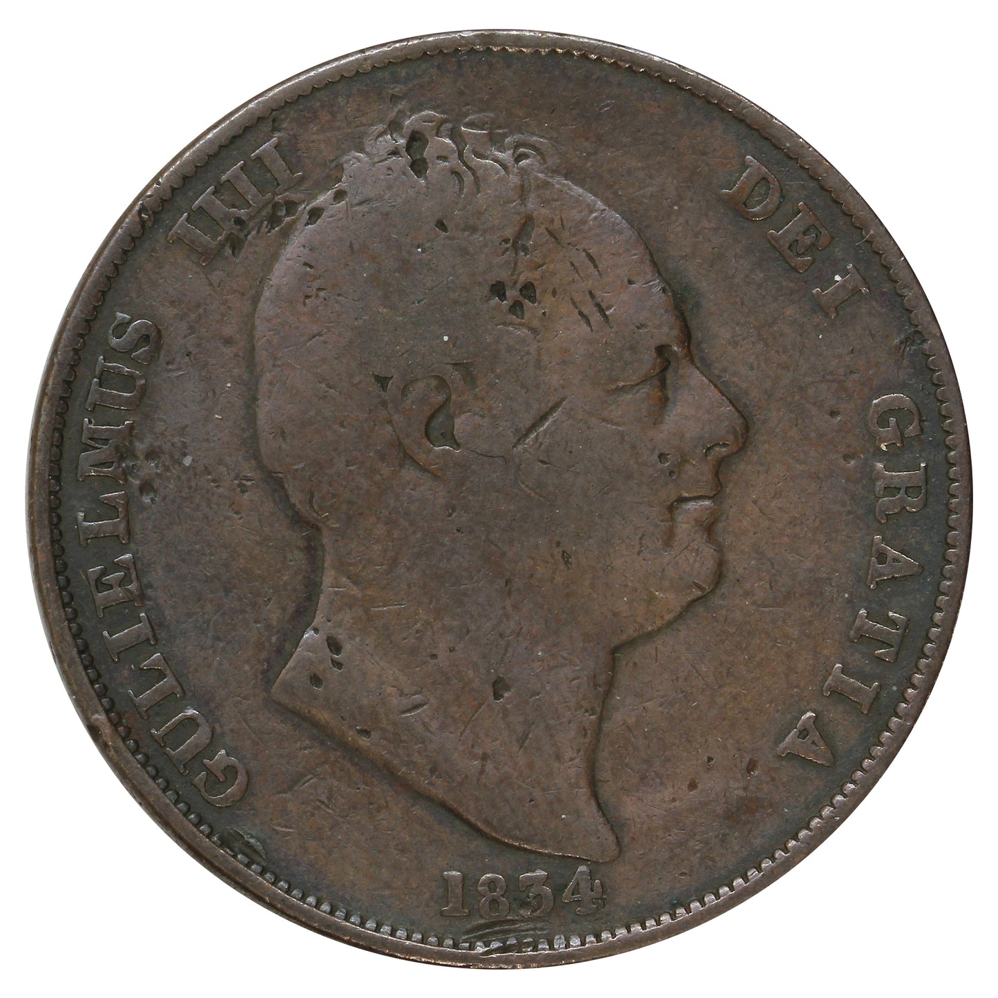 Great Britain 1834 Penny Good (G4)
