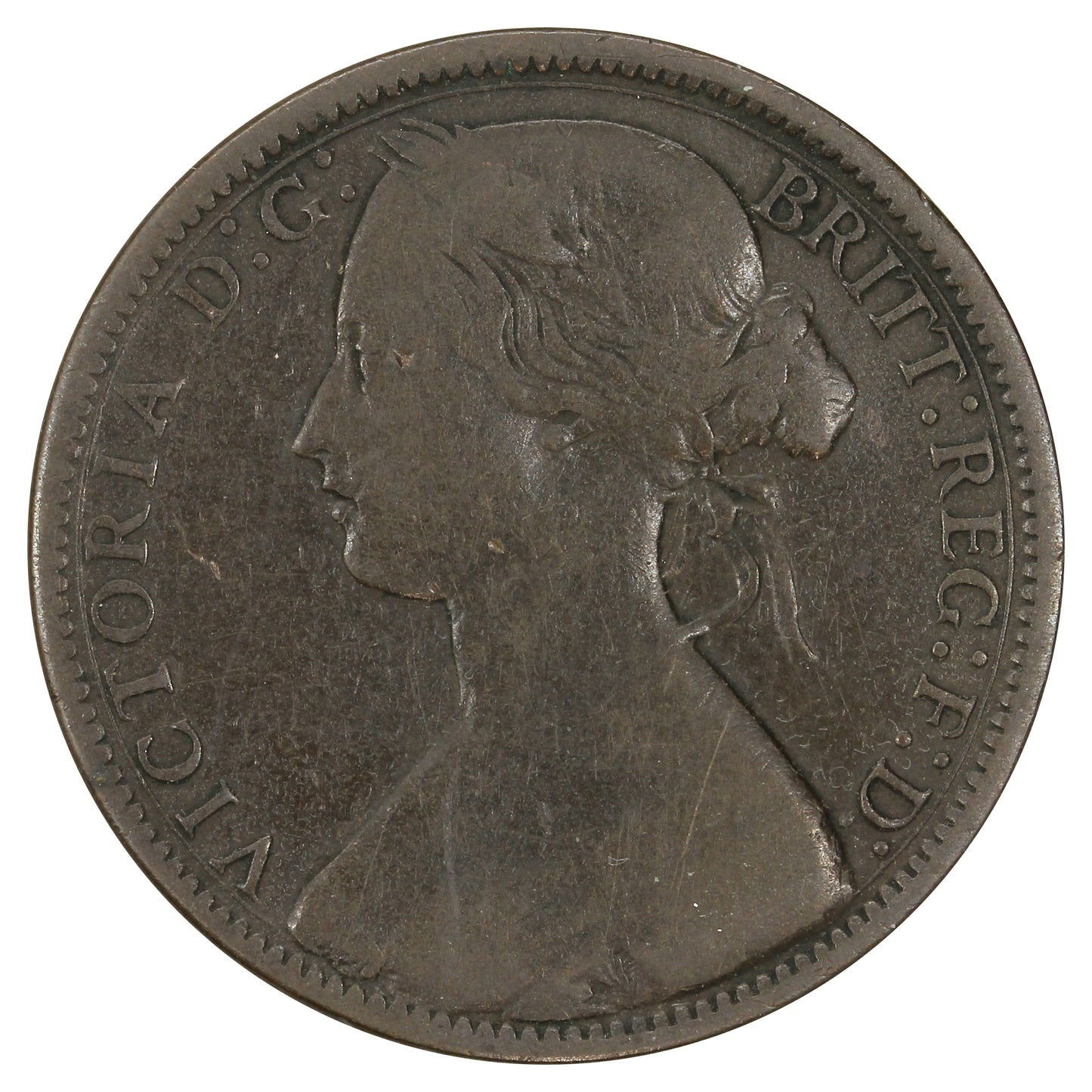 Great Britain 1866 Penny Good (G4)