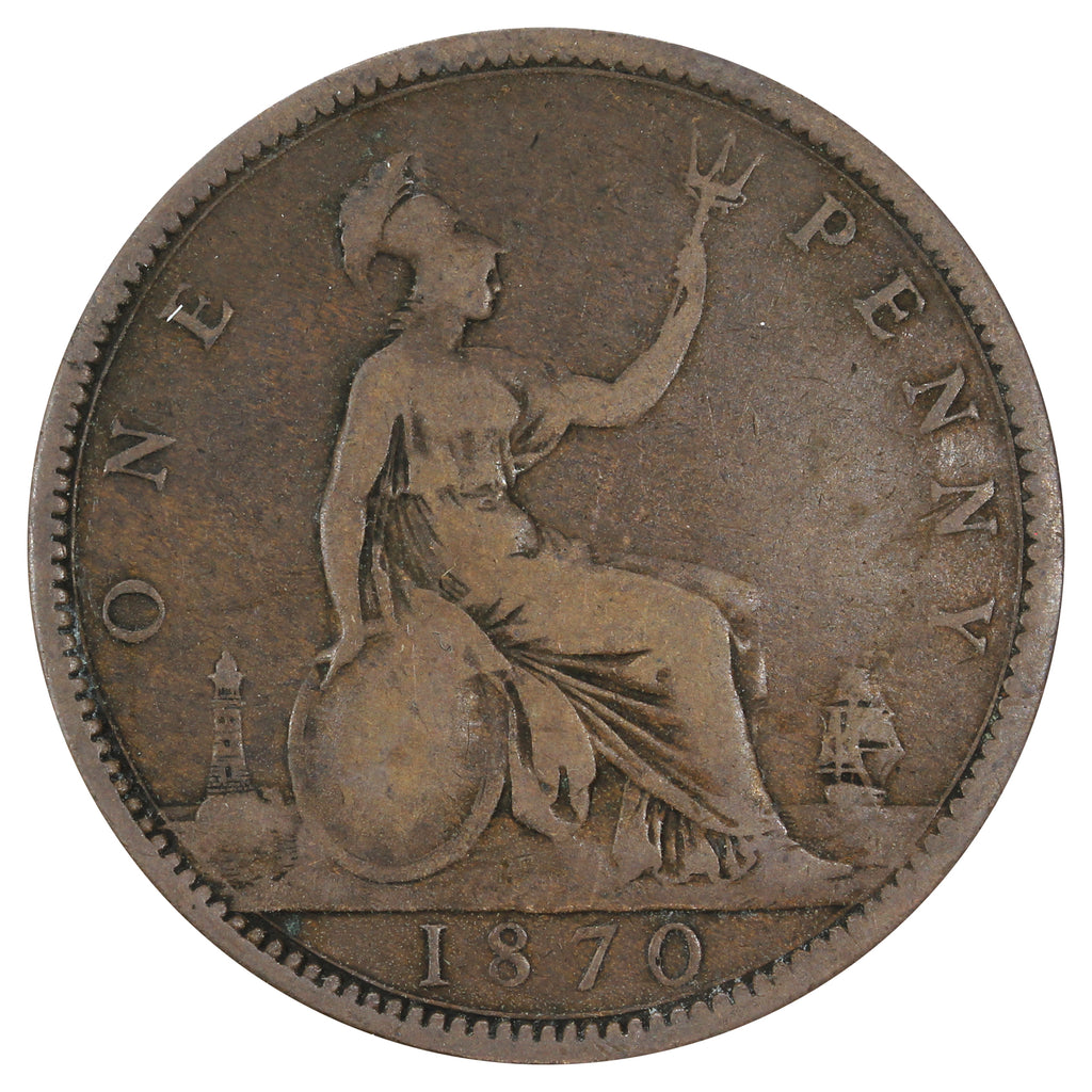 Great Britain 1870 Penny Good (G4)