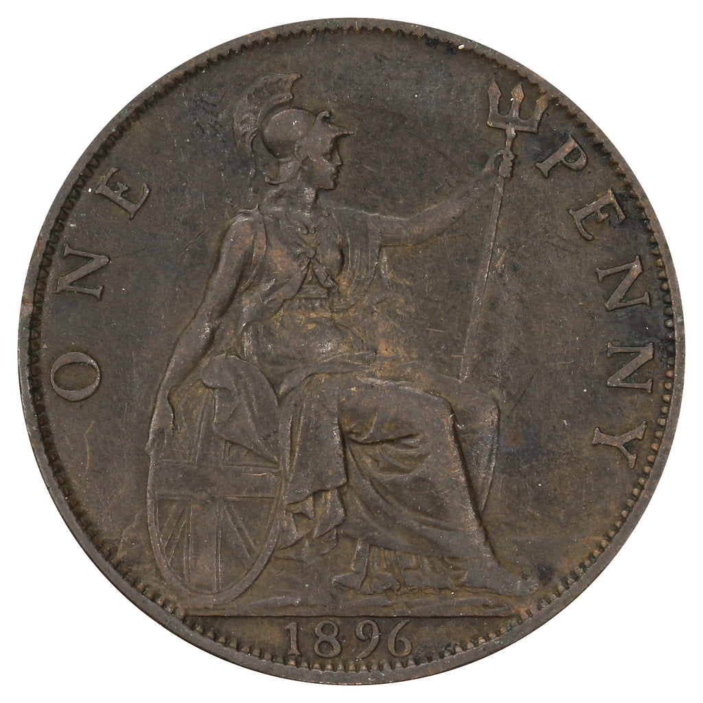 Great Britain 1896 Penny Very Fine (VF20)