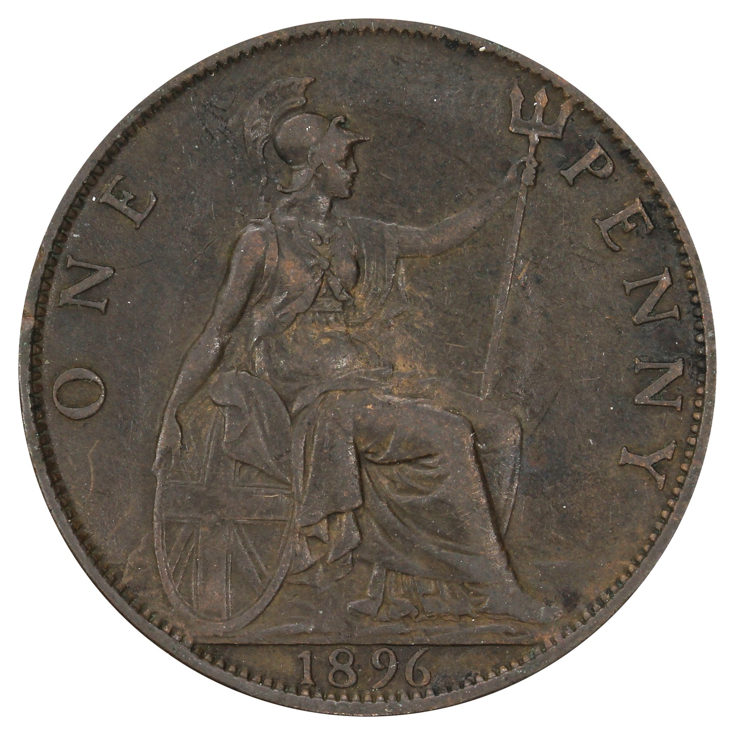 Great Britain 1896 Penny Very Fine (VF20)