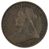 Great Britain 1896 Penny Very Fine (VF20)