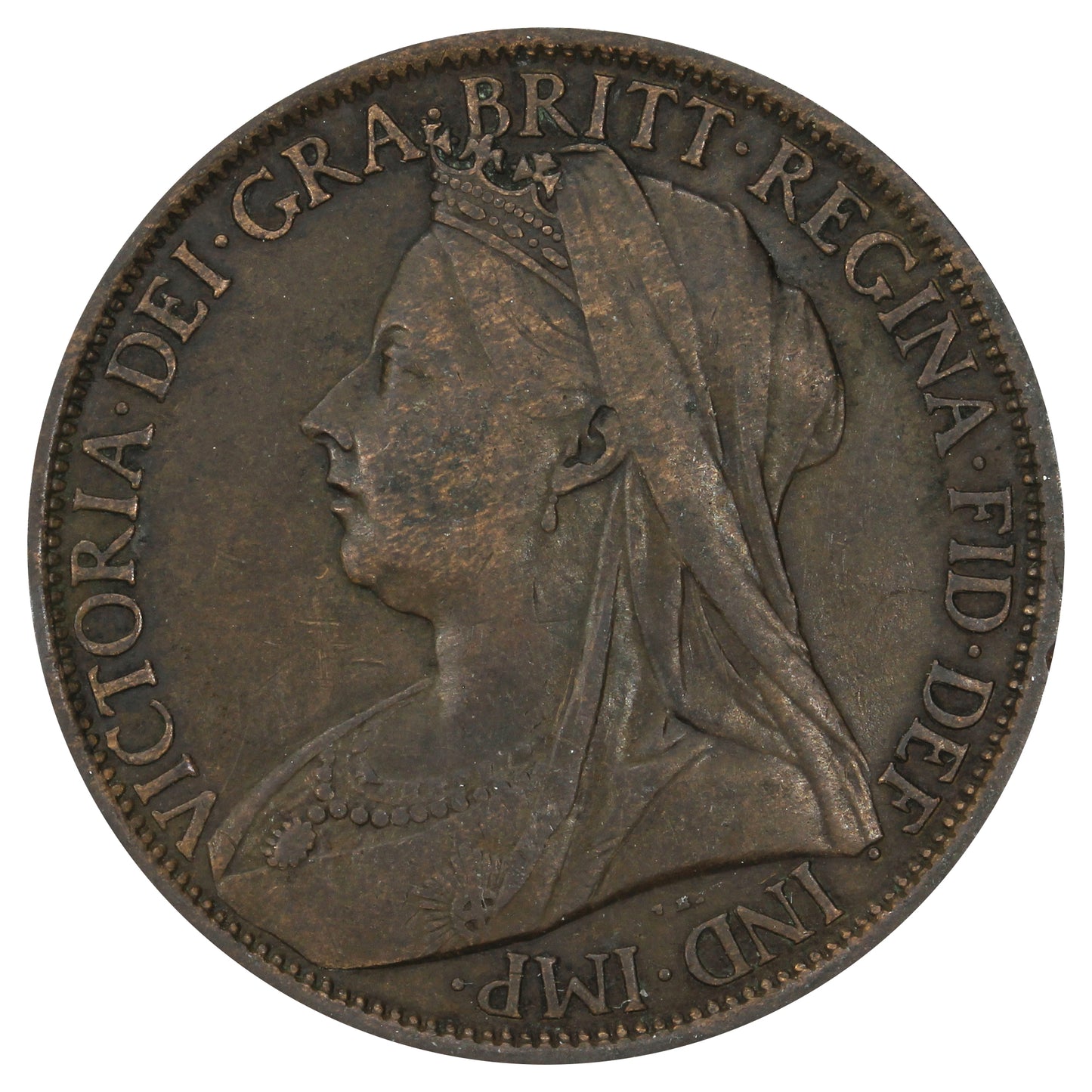 Great Britain 1896 Penny Very Fine (VF20)