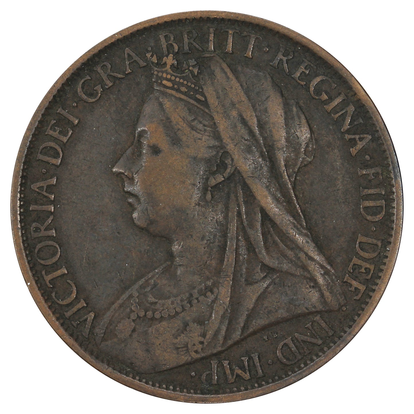 Great Britain 1899 Penny Fine (F12)