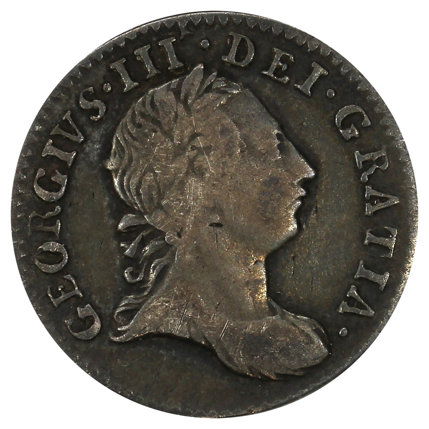 Great Britain 1762 George III 3 Pence F-VF (F15)