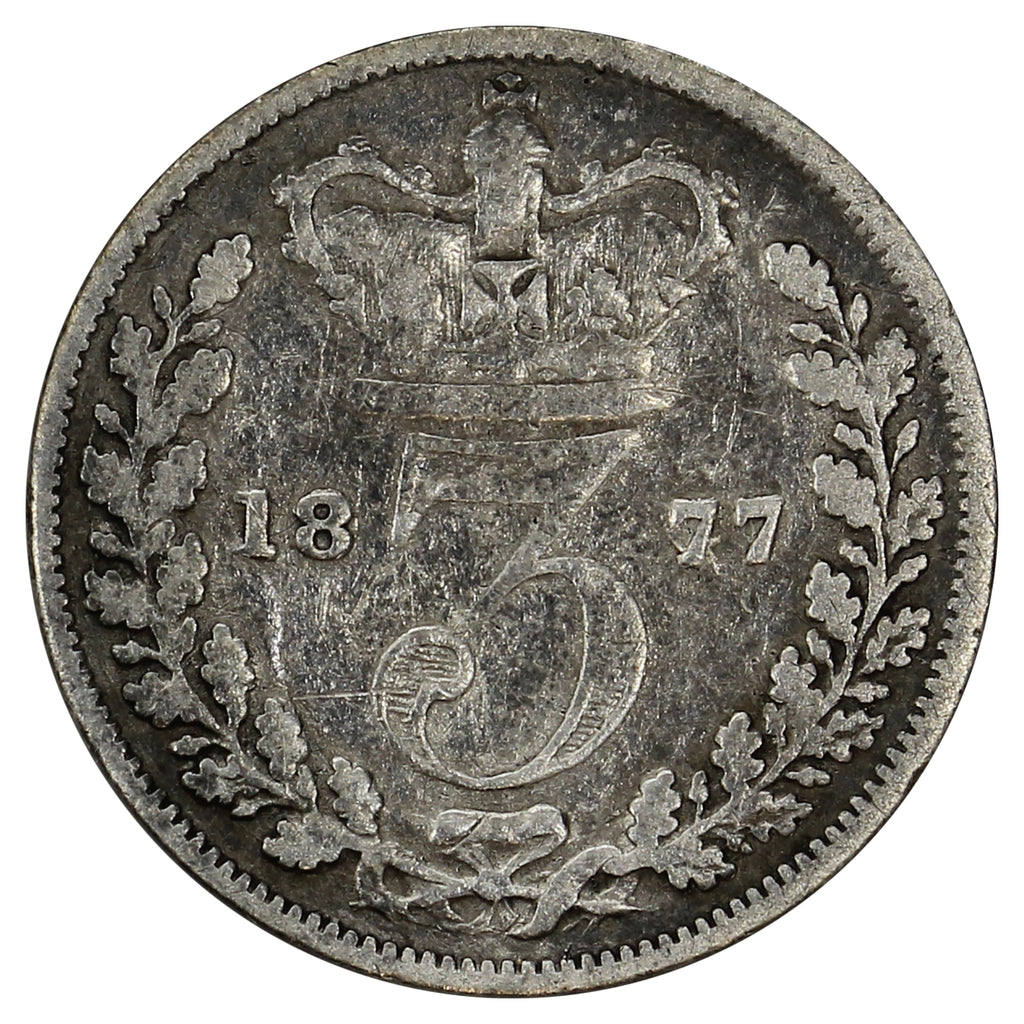 Great Britain 1877 3 Pence G-VG (G6)