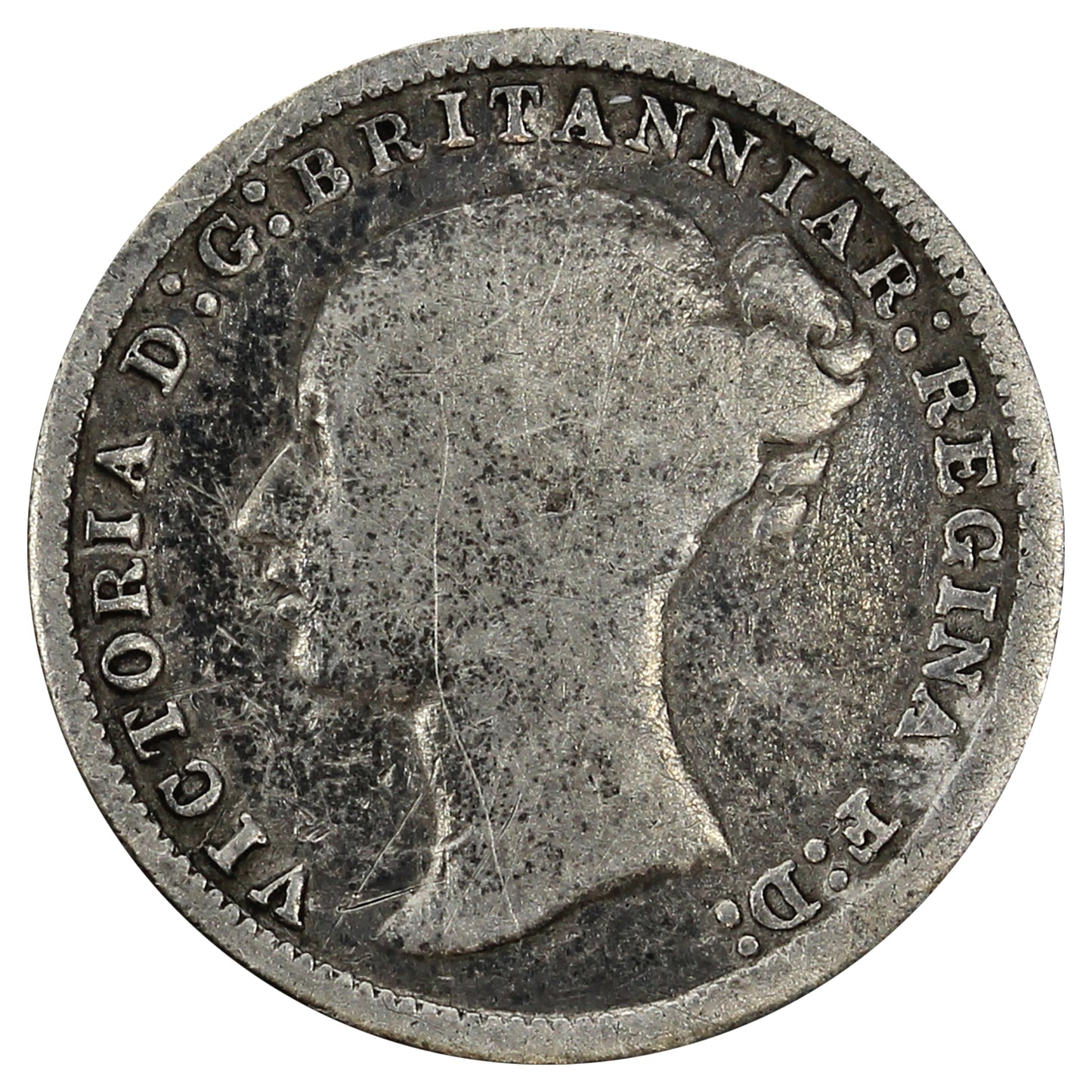 Great Britain 1877 3 Pence G-VG (G6)