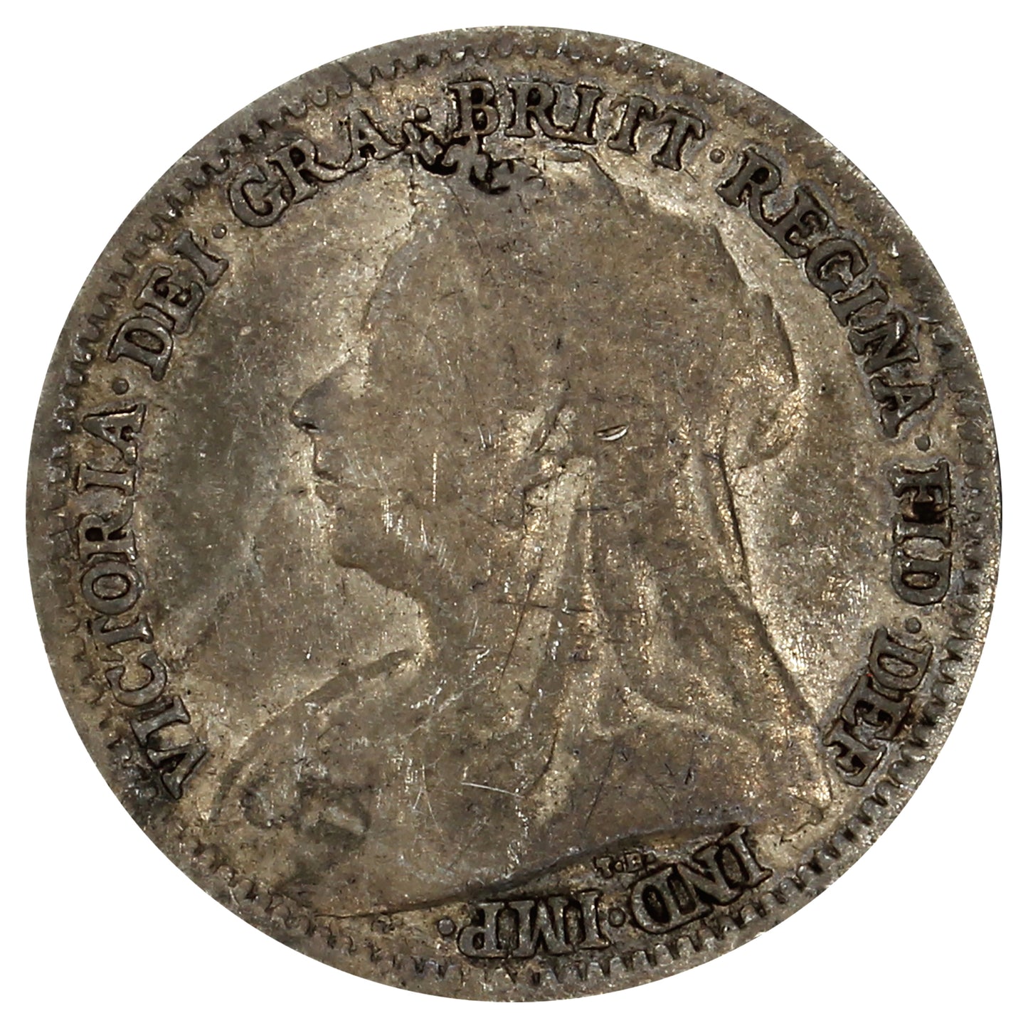Great Britain 1899 3 Pence Very Good (VG8)